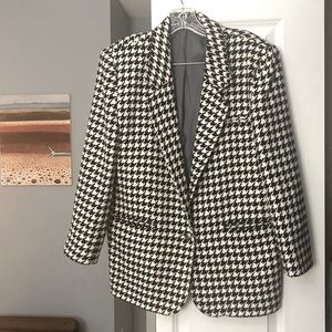 Vintage USSR houndstooth blazer